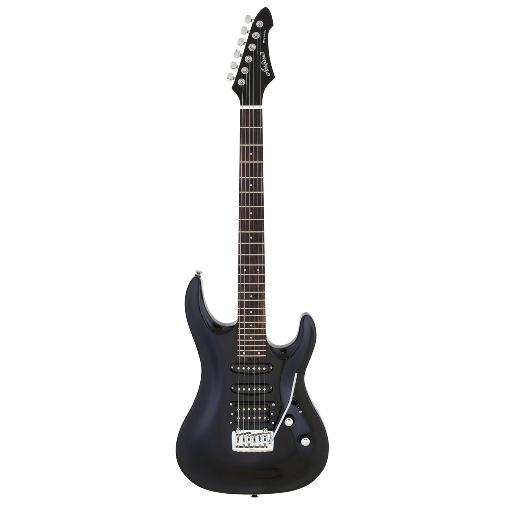 AriaProII MAC-STD Metallic Black エレキギター VOXアンプ付き 入門11点 初心者セット 本体画像