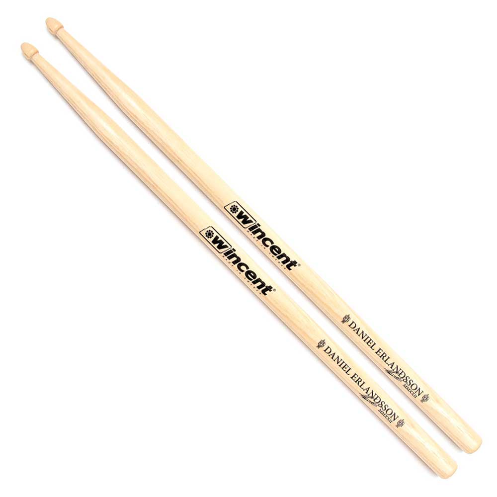 【4ペア】 Wincent ウィンセント W-DES ダニエル・アーランドソンモデル ドラムスティック ヒッコリー