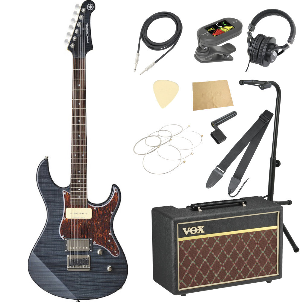 ヤマハ YAMAHA PACIFICA611HFM TBL パシフィカ VOXアンプ付き 入門11点 エレキギター初心者セット