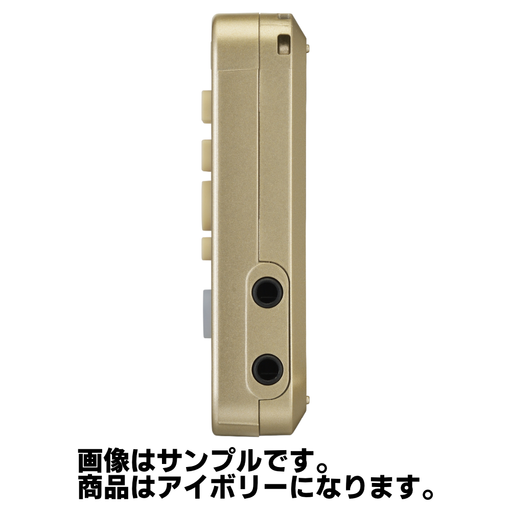 チューナー メトロノーム ヤマハ YAMAHA TDM-710IV アイボリー 単4乾電池付きセット 吹奏楽 管楽器 弦楽器 ブラスバンド オーケストラ 側面画像