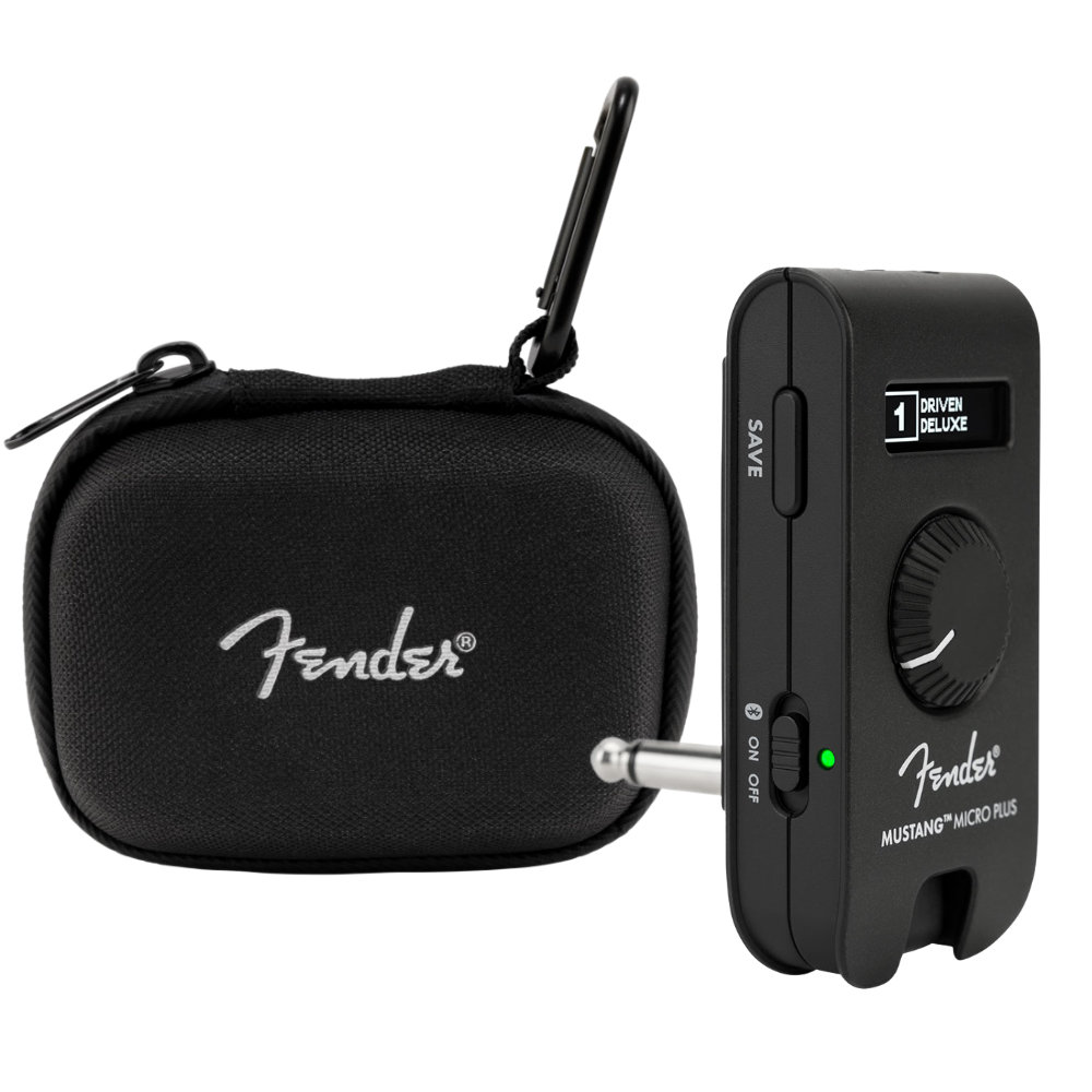 Fender フェンダー Mustang Micro Plus ヘッドホンアンプ Mustang Micro専用ケース付き