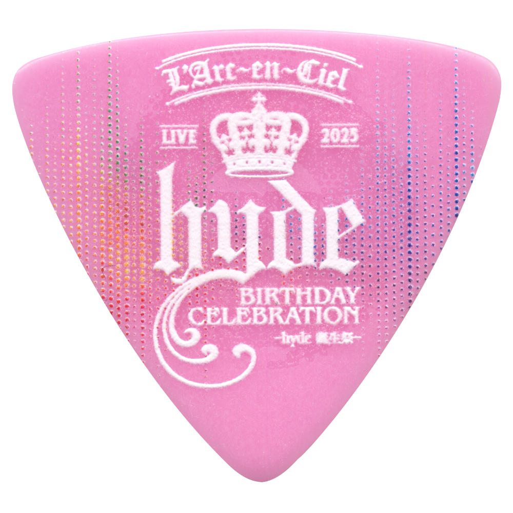 STELLA GEAR ステラギア SG-P-LIVE 2025/1/18-19 PINK ギターピック hyde誕生祭 tetsuyaモデルピック×10枚 表