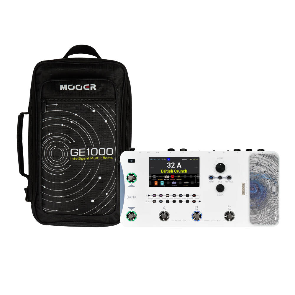 Mooer ムーアー GE1000 White マルチエフェクター ギターエフェクター 専用ケース付き
