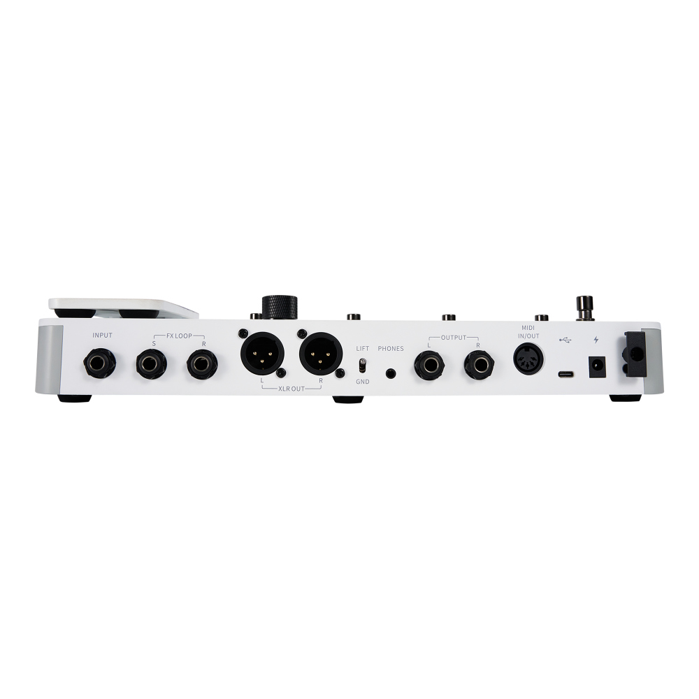 Mooer ムーアー GE1000 White マルチエフェクター ギターエフェクター 専用ケース付き 本体リア画像