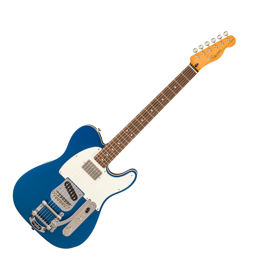 Squier スクワイア スクワイヤー Classic Vibe Custom Telecaster SH with Bigsby Lake Placid Blue エレキギター VOXアンプ付き 入門11点 初心者セット 本体画像