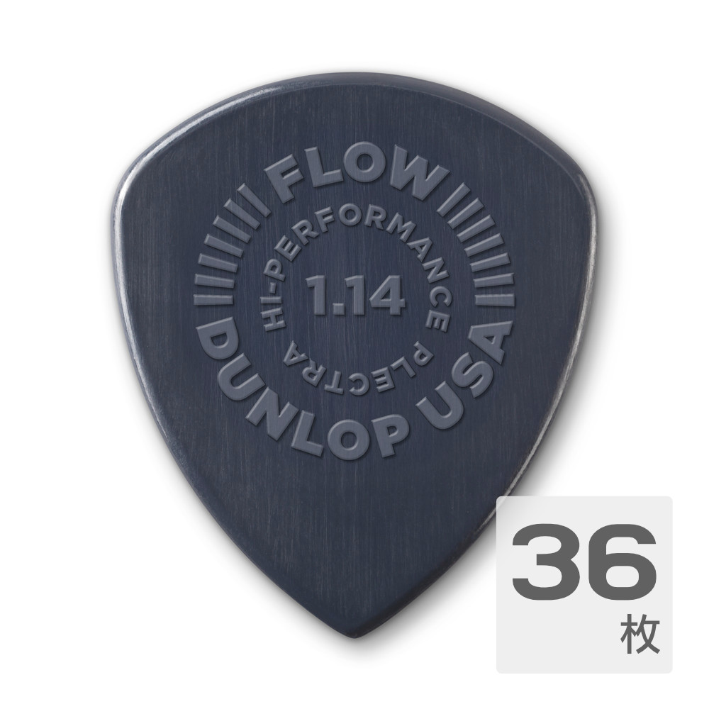 Jim Dunlop ジムダンロップ FLOW NYLON PICK 541B114 ギターピック×36枚