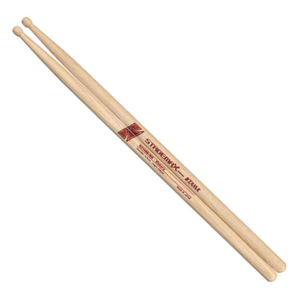 TAMA タマ H2145B-MS ヒッコリー ボールチップ ドラムスティック×3セット