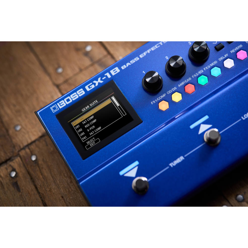 BOSS ボス GX-1B ベース用マルチエフェクター 純正ケース（CB-BM-S）付きセット Bass Effects Processor (BOSS GT-1B 後継機種) GX-1B