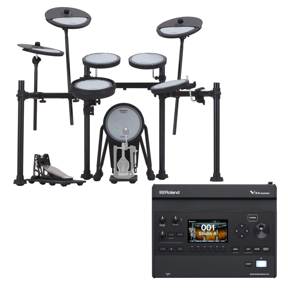 V-Drum ROLAND VQD106 V31音源モジュールセット Drum Kit 静粛性に特化したVドラムセット キャンペーンプライス