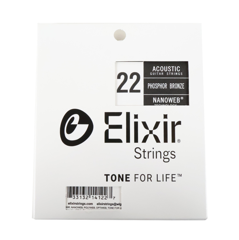 ELIXIR 14122/022弦/フォスファーブロンズ×4本