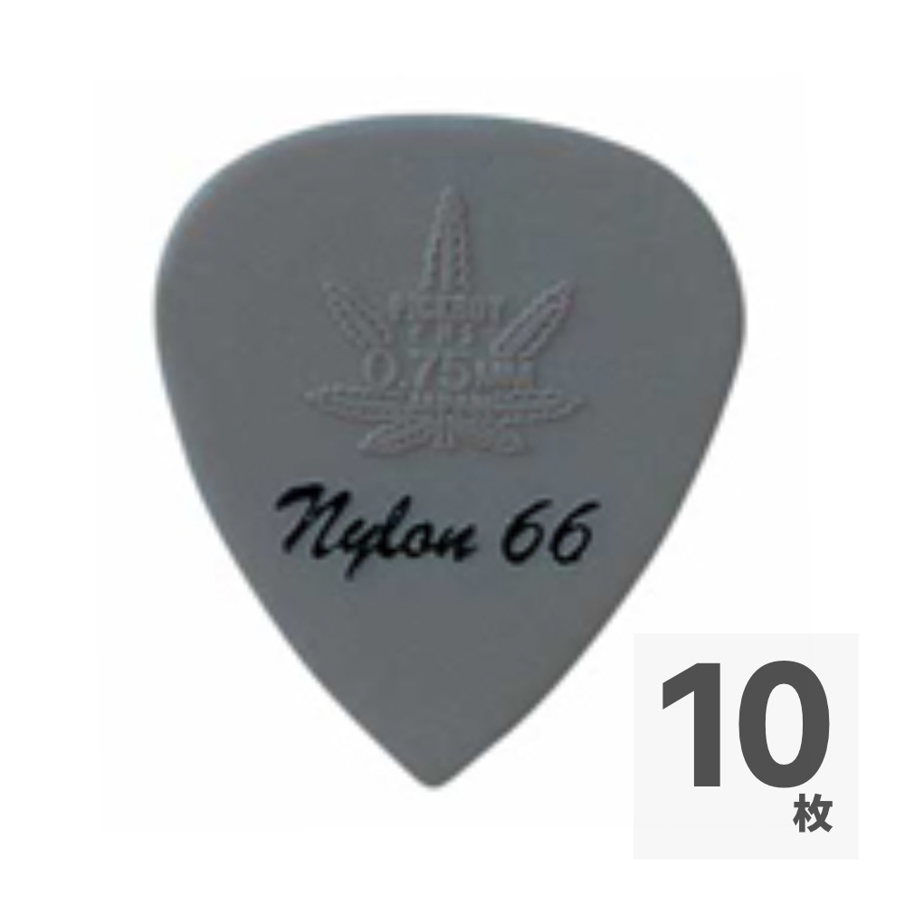 PICK BOY GP-77R/075 High-Modulous Nylon 0.75mm ギターピック×10枚