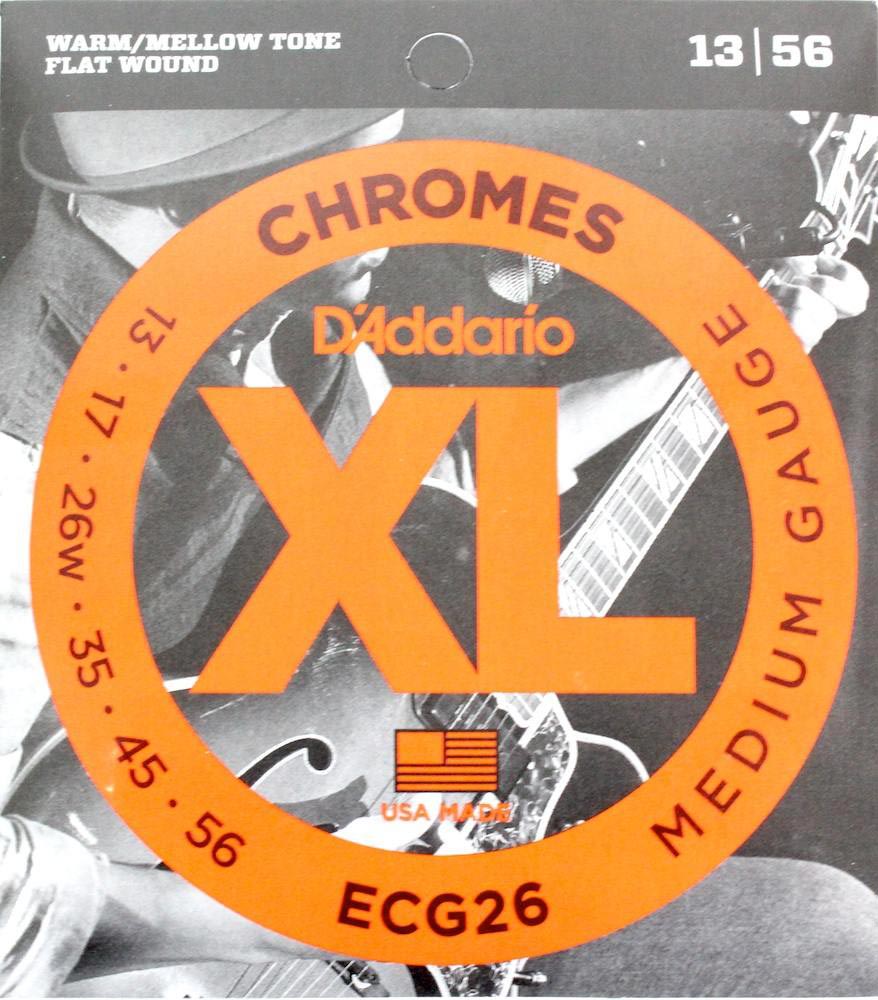 D'Addario ECG26×3SET フラットワウンド ギター弦