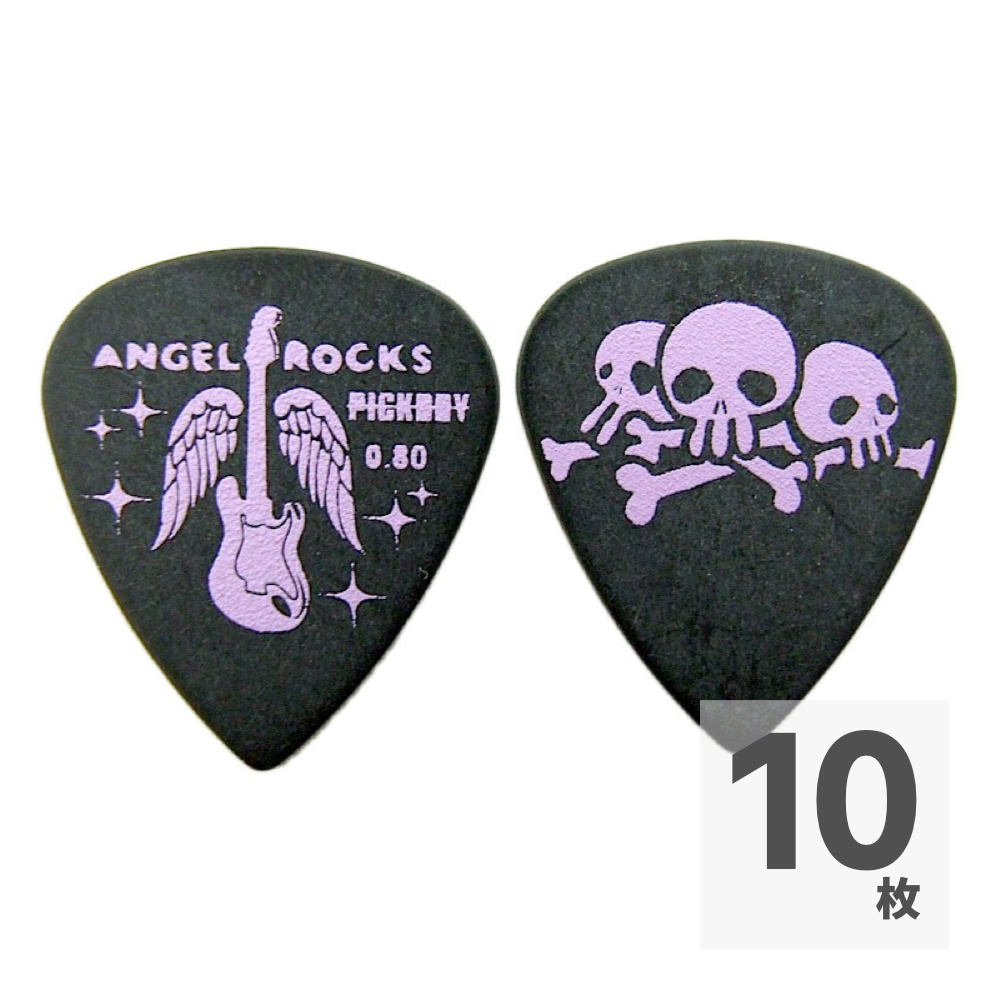 PICK BOY GP-AR-16/08 0.80 ×10枚 エンジェルロックスピック トリプルスカル