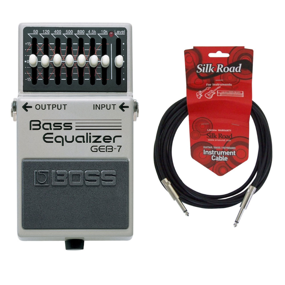 BOSS GEB-7 3Mシールドケーブル付き ベースイコライザー エフェクター