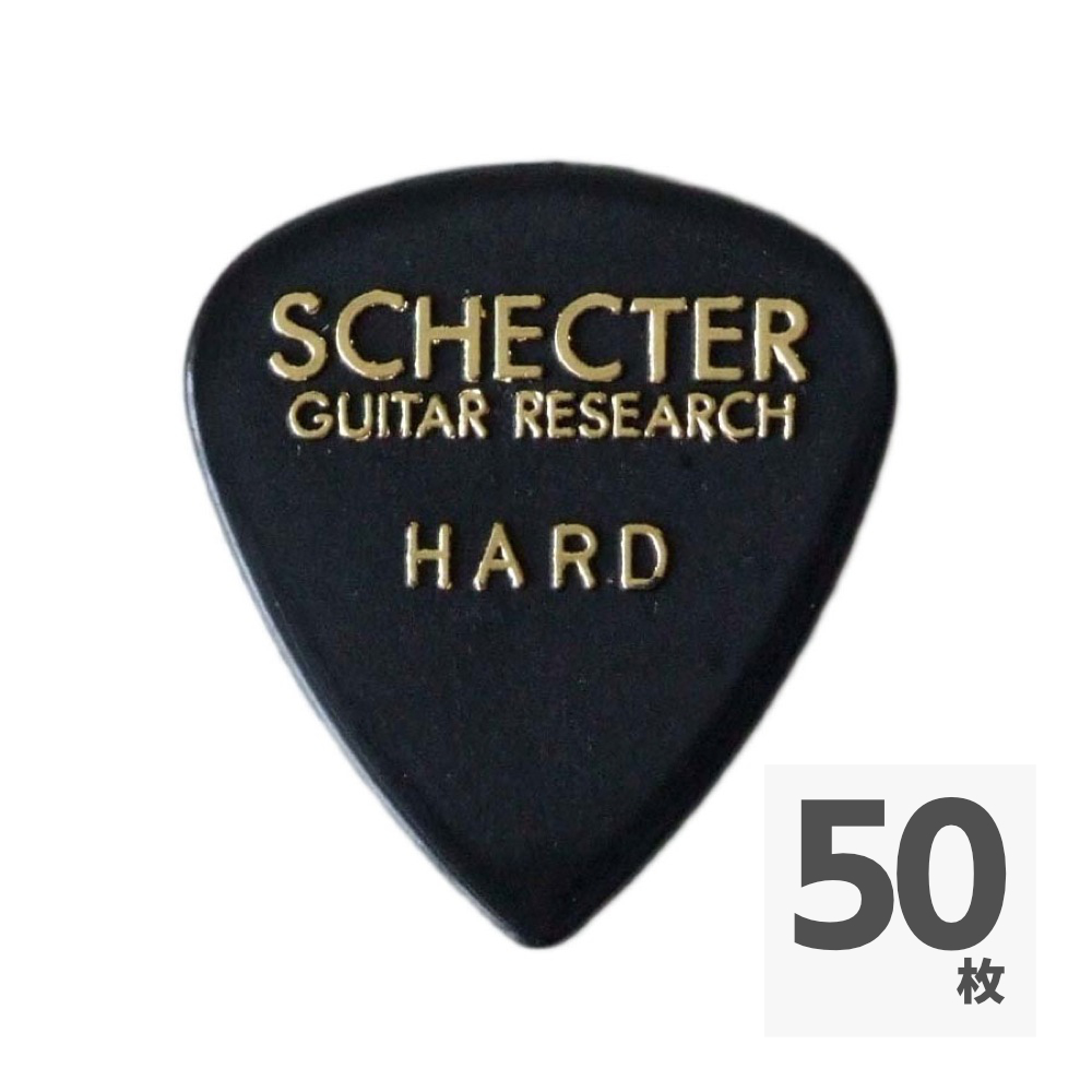SCHECTER SPT-HN10 BK ティアドロップ型 HARD ナイロン ギターピック×50枚