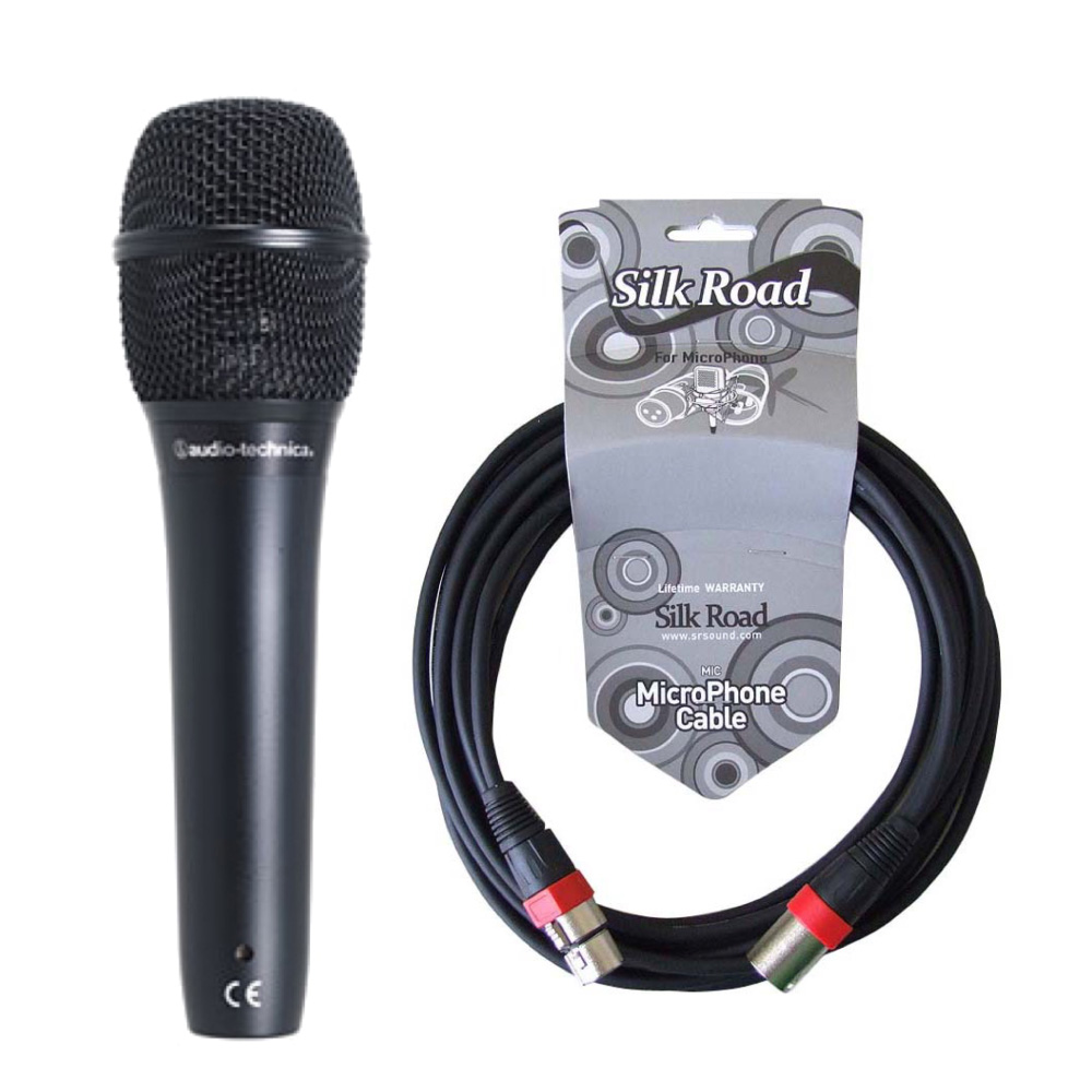 AUDIO-TECHNICA AT2010 5Mマイクケーブル付き ハンド型コンデンサーマイク