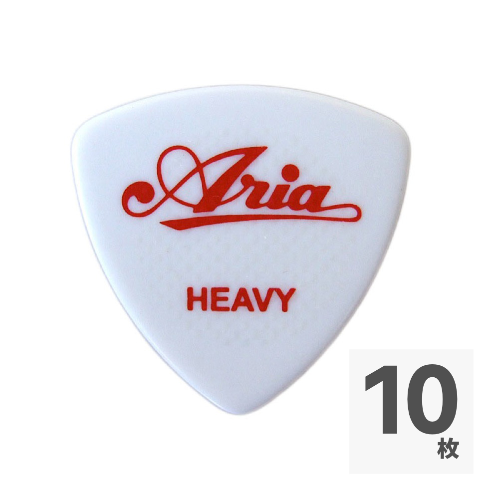 ARIA RUBBER GRIP HEAVY WH×10枚 ピック