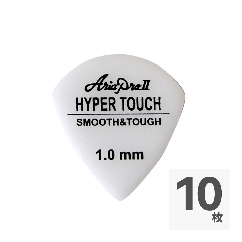 AriaProII HYPER TOUCH Jazz 1.0mm WH×10枚 ギターピック
