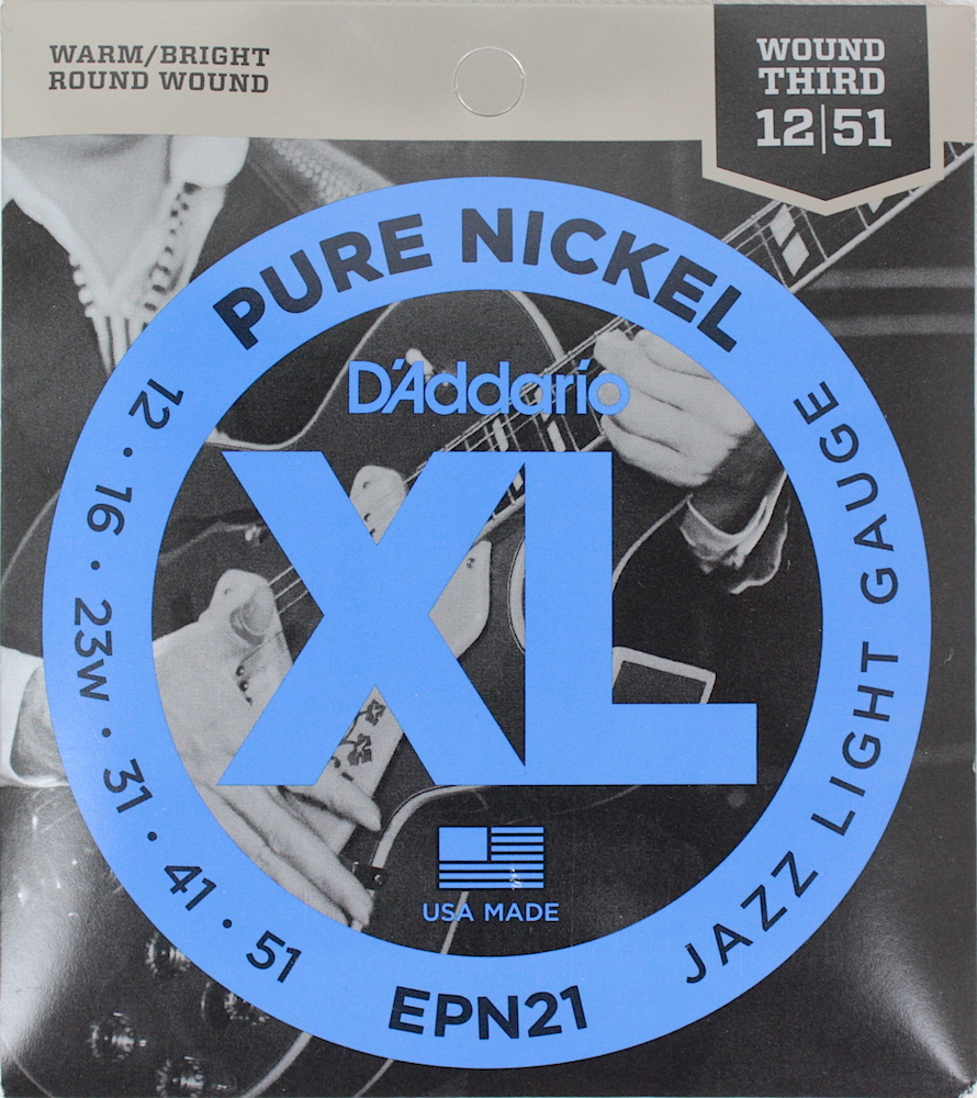 D'Addario EPN21 Jazz Light エレキギター弦×3SET