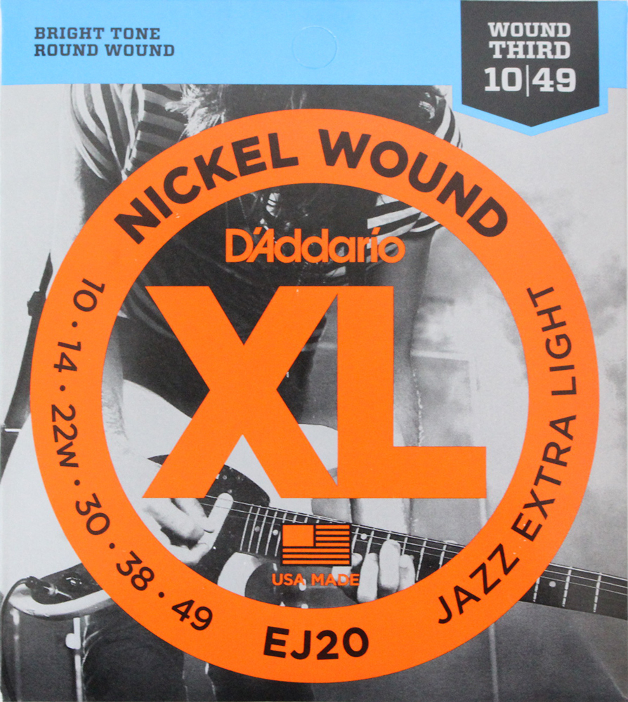 D'Addario EJ20 エレキギター弦×10セット